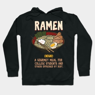 Ramen Noodles Definition Hoodie